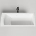 Salini Cascata KIT Ванна встраиваемая, с прямоугольной чашей, 170х75х60см, регулируемые ножки, донный клапан UpDown, сифон S-Sense, цвет: белый. 104313G
