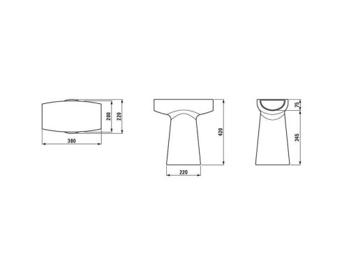 Laufen Home collection Керамическая скульптура 38х20х42см., BABOON, напольная, цвет: белый матовый. 8.7026.1.757.000.1 Laufen Home collection Керамическая скульптура 38х20х42см., BABOON, напольная, цвет: белый матовый. 8.7026.1.757.000.1