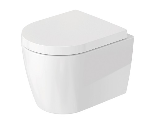 Duravit ME by Starck Унитаз подвесной укороченный Rimless 37х48см., вкл. крепление Durafix, 4,5л., 37х48см., белый. 2530090000