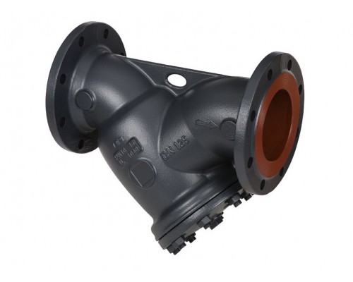 Фильтр сетчатый Danfoss FVF Ду100 Ру25 с пробкой фланцевый. 065B7778
