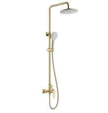 Душевая стойка Wonzon   Woghand WW-A30103-BG, брашированное золото