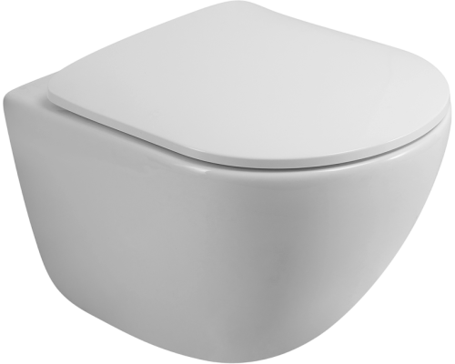 Унитаз подвесной BelBagno Amanda BB051CHR безободковый, крышка BB051-2SC с микролифтом