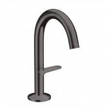 Axor One Смеситель для раковины Sel 140, на 1 отв., с донным клапаном Push-Open, цвет: шлифованный черный хром. 48010340