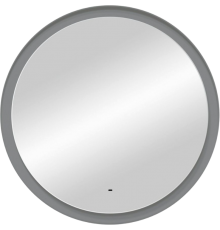 Зеркало круглое Art Max Napoli AM-Nap-1000-DS-F-Grey 100х100 серое матовое, с LED-подсветкой, 6000k