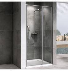 Душевая дверь в нишу Abber Sonnenstrand AG04120S 120 см, профиль хром, стекло прозрачное