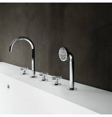 Fantini Icona Classic Смеситель на борт ванны, цвет: хром. 53 02 R065