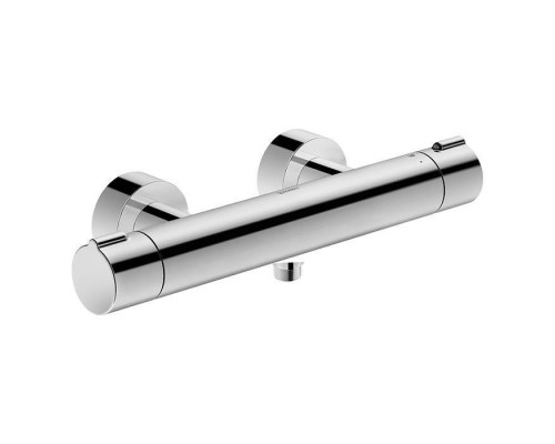 Duravit C.1 Смеситель термостатический для душа настенный, выпуск снизу, цвет: хром. C14220000010