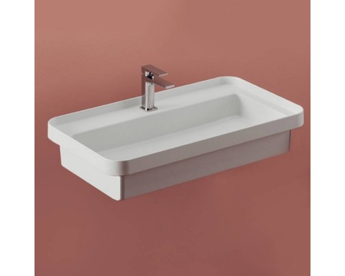 Artceram Fuori Scala Раковина 80х45 см, с 1 отв., встраиваемая, без перелива, цвет: белый. TFL035 01 00 *1