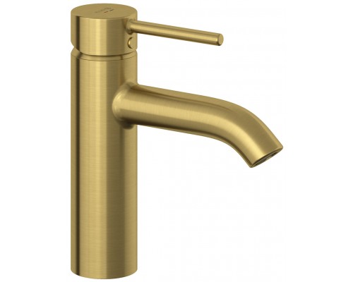 Kludi 38 282 N076 Bozz Смеситель для раковины 100 мм, гладкий, 5 л/мин, брашированное золото 38282N076