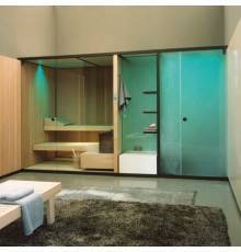 Effegibi BodyLove SH Front СаунаХаммам 393x176x220см, угловая SX, цвет: хемлок. BL 40 15 0003