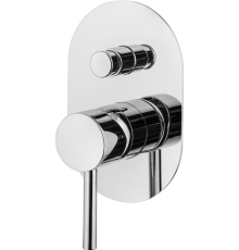 Встраиваемый смеситель для душа и ванны Plumberia Selection Ixo XO1001CR С ВНУТРЕННЕЙ ЧАСТЬЮ, хром