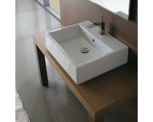 Globo Classic Раковина 60х50х14 см, 1 отв., накладная, цвет: белый. SCQ61.BI*1