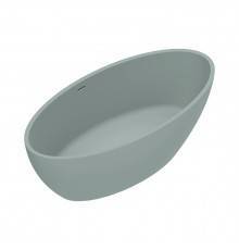 Catalano Solid Ванна отдельностоящая 165x80h52см, с переливом, сифон в комплекте, цвет: Aqua Satinato. 7239010028