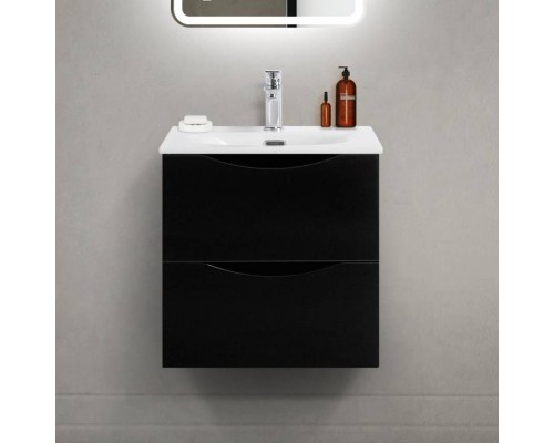 Тумба под раковину BelBagno Marino-cer-mini 50 подвесная, nero lucido