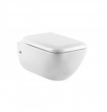 Gessi Goccia Унитаз подвесной 54.35.5см, в комплекте с сиденьем Soft Close и сифоном, цвет: белый. 39113#518