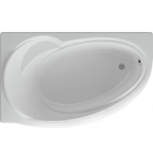 Акриловая ванна AQUATEK Бетта BET150-0000067 L 150x95 см, угловая, с каркасом, с экраном, со сливом-переливом, асимметричная