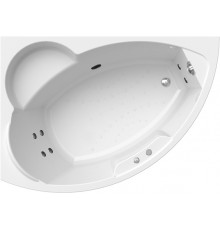 Акриловая ванна Radomir Vannesa Massage 2-75-2-1-0-218 Алари классик, L 170x120 см, угловая, с гидромассажем, с каркасом, с экраном, со сливом-переливом, асимметричная
