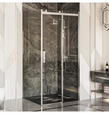 Душевой уголок Ambassador Benefit 19021101HX-110HX 120х110 см, профиль хром, стекло прозрачное
