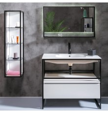 Мебель для ванной комнаты Armadi Art Loft 120 белая, напольная