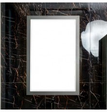 Зеркало Armadi Art Lucido 70x105 глянцевый графит, с подсветкой