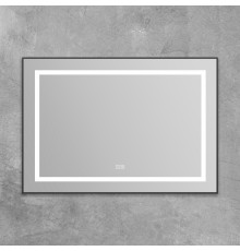 Зеркало BelBagno Kraft SPC-KRAFT-985-685-TCH-WARM-NERO черное, с подогревом