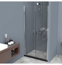Душевая дверь в нишу BelBagno Uno B-2-90-C-Cr стекло прозрачное