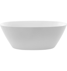 Акриловая ванна BelBagno BB77-1700-W0 170x80 см, отдельностоящая, овальная, с ножками, с донным клапаном