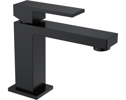 Смеситель для раковины Boheme Qubic 471-B matt black