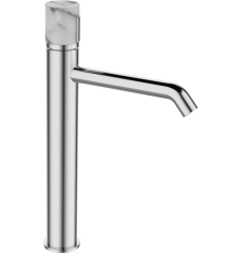 Смеситель для раковины Bronze de Luxe Focus 24615CM хром, мрамор
