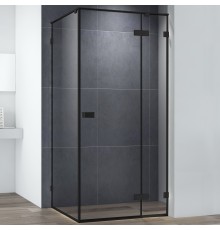 Душевой уголок Cezares Bellagio BELLAGIO-A-1-100-C-NERO 100х100, черный