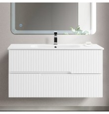 Тумба с раковиной Cezares Duet 100, bianco opaco