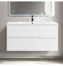 Тумба с раковиной Cezares Duet 80, bianco lucido