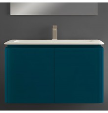 Тумба с раковиной Cezares Stylus 94, blu petrolio