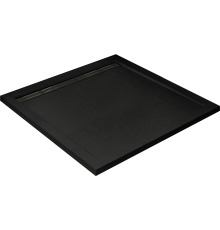 Поддон для душа Cezares TRAY-AS-A-90-30-NERO 90x90, с сифоном, черный матовый