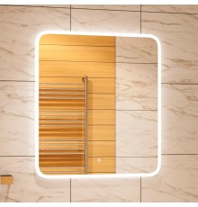 Зеркало CONTINENT Glamour 80х90 с подсветкой