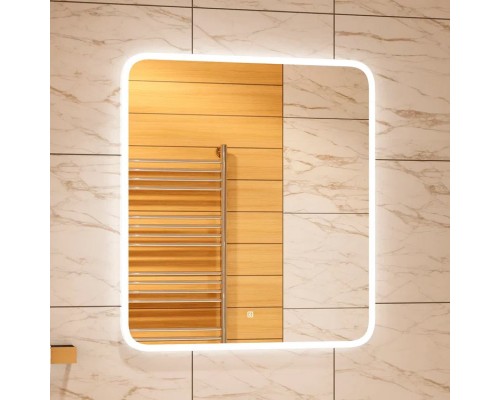 Зеркало CONTINENT Glamour 80х90 с подсветкой