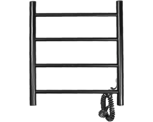 Полотенцесушитель электрический Domoterm Классик DMT 109-4 50x50, черный, R