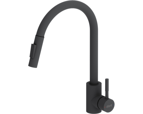 Смеситель для кухни Dorff Logic D3007522 черный