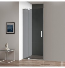 Душевая дверь в нишу Cezares Slider B 1 80/90 GRIGIO Cr профиль хром, стекло серое