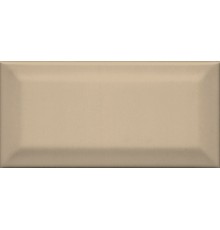 Плитка настенная Kerama Marazzi Клемансо глянцевая 7,4х15 беж темный, грань