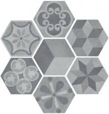 Декор Kerama Marazzi Пуату матовый, морозостойкий микс