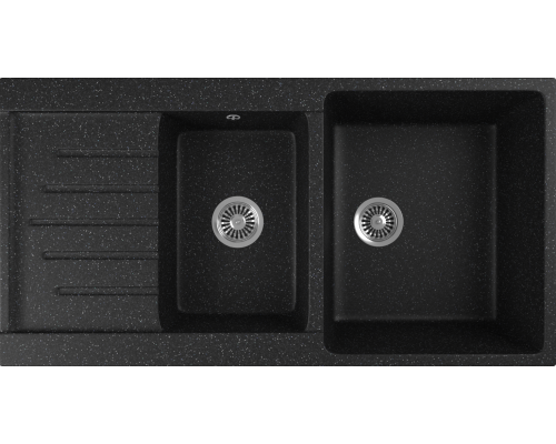 Мойка кухонная Domaci Бьелла DMC-98K черная