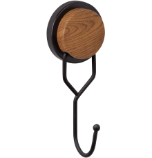 Крючок Fixsen Magic Wood FX-46005 одинарный, черный