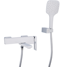 Смеситель для ванны с душем Gappo G17-8 G3217-8 белый, хром