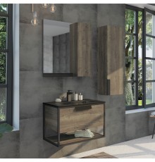 Мебель для ванной комнаты Comforty Бонн 75 дуб темный