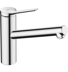 Комплект  Смеситель для кухни Hansgrohe Zesis M33 74802000 хром + Фартук для кухни Hansgrohe черный