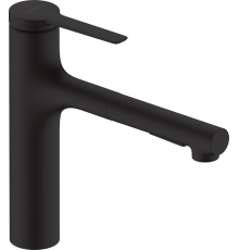 Смеситель для кухни Hansgrohe Zesis M33 74804670 механизм sBox lite, черный матовый