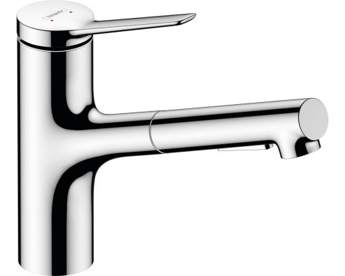 Комплект  Смеситель для кухни Hansgrohe Zesis M33 74803000 механизм sBox lite, хром + Фартук для кухни Hansgrohe черный