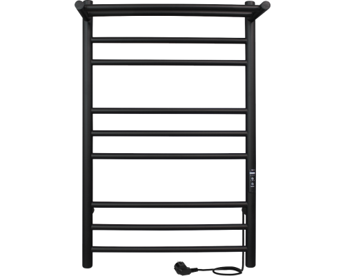 Полотенцесушитель электрический Indigo Line Trinity LСLTE80-40PBRRt с полкой, черный муар