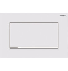 Кнопка смыва Geberit Sigma 30 115.893.JT.1 белая матовая, хром глянцевый